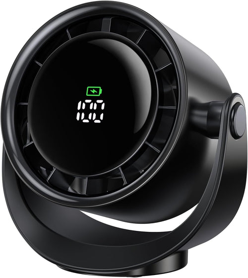 Portable Desk Fan - 5 Speed Rechargeable Battery Operated Fan, 4000Mah 17H Cooling