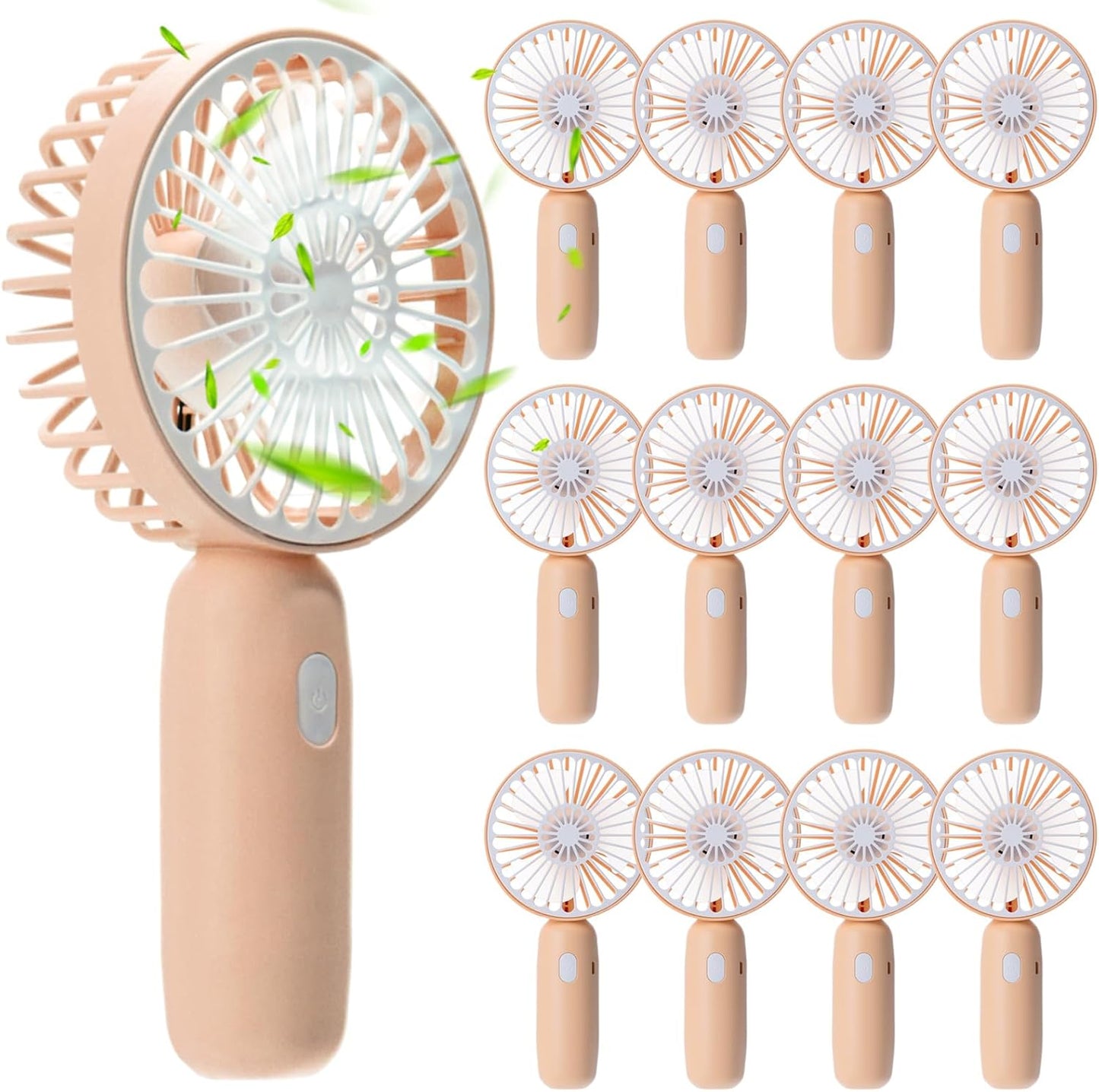 Mini portable handheld fan, perfect for travel.