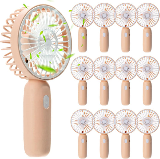 Mini portable handheld fan, perfect for travel.