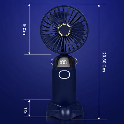Portable Handheld Fan | USB Rechargeable with 5 Speed