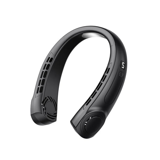 Portable Neck Fan, 4-speed, USB Charging, Blade-less Design, No Noise-Free