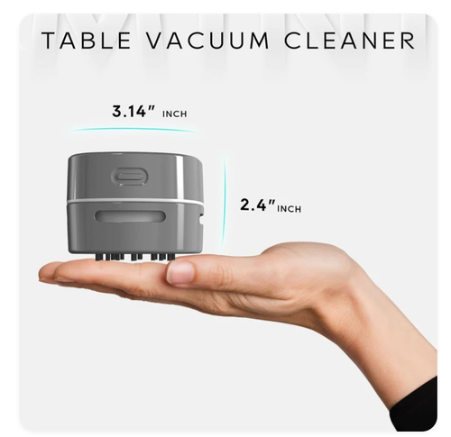 Mini Desktop Vacuum - Say Goodbye to Dust & Crumbs!